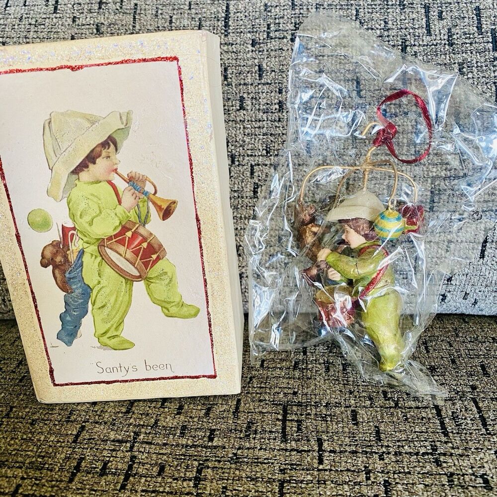 Department 56 Santy’s Been Christmas Ornament 5” Retired 56.99119 w/ Box